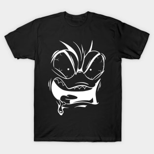 Crazy Angry Face Creative Design T-Shirt